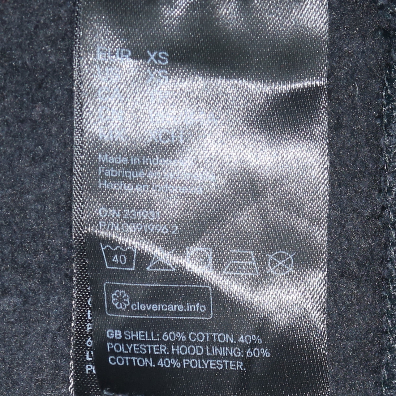 Disney Women’s Black XS Pullover Hoodie Cotton Blend Logo