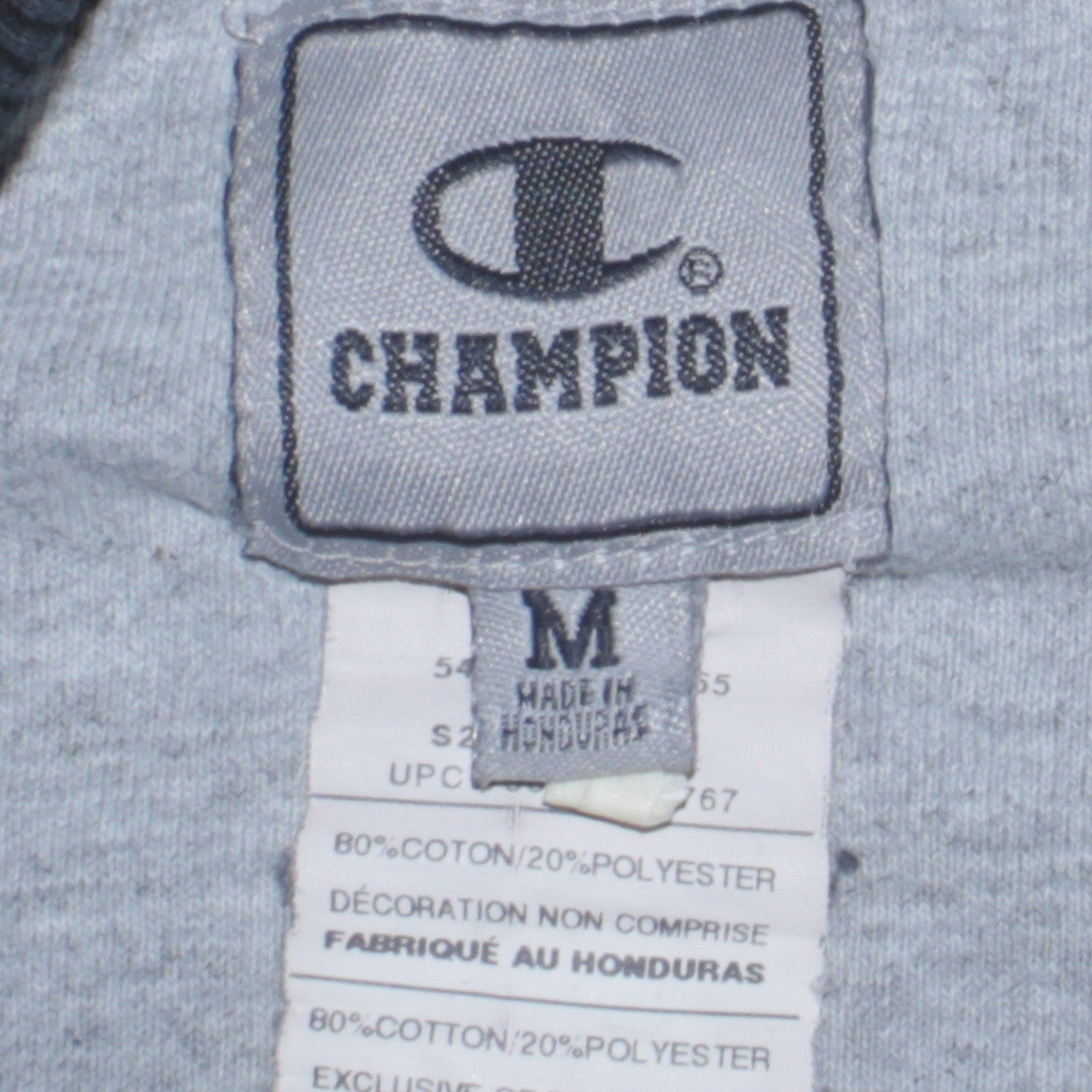 Champion Men's Black Medium Pullover Sweatshirt Crew Neck Logo