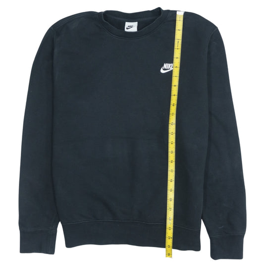 Nike Men’s Black Small Pullover Sweatshirt Crew Neck Fleece