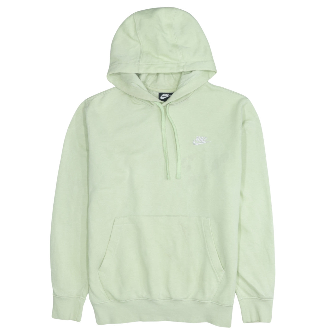 Nike Men's Green Pullover Hoodie Small Regular Fit Logo