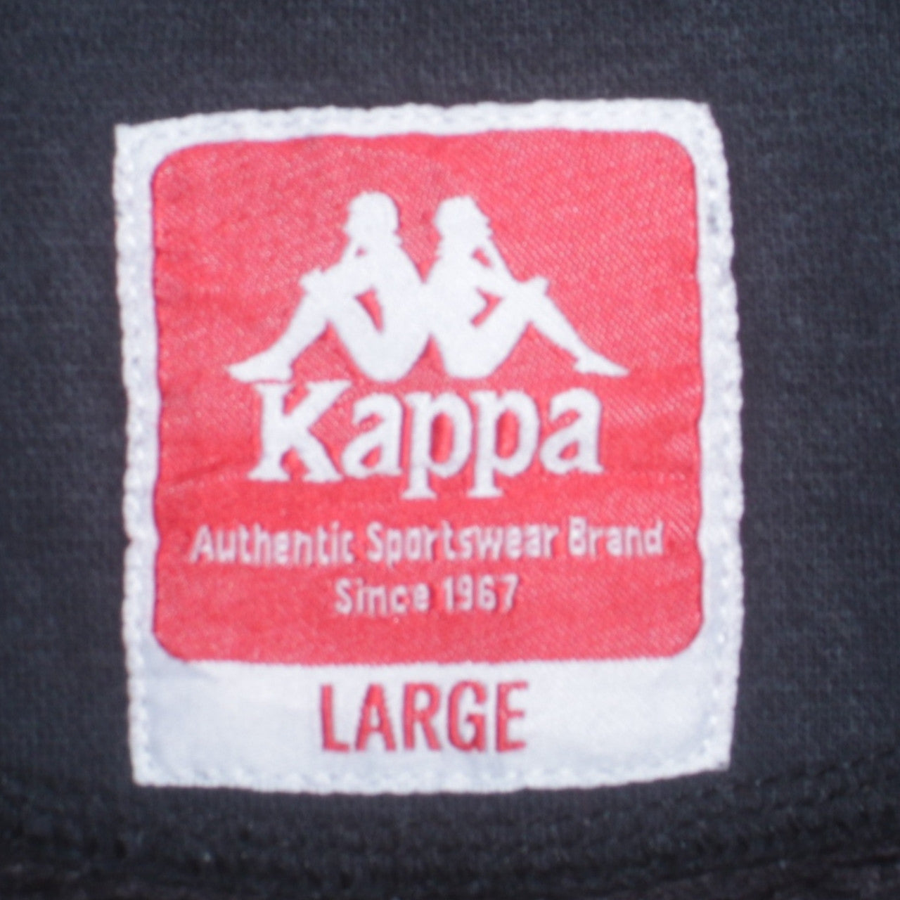 Kappa Mens Blue Pullover Hoodie Large Logo Graphic Hooded Sweatshirt
