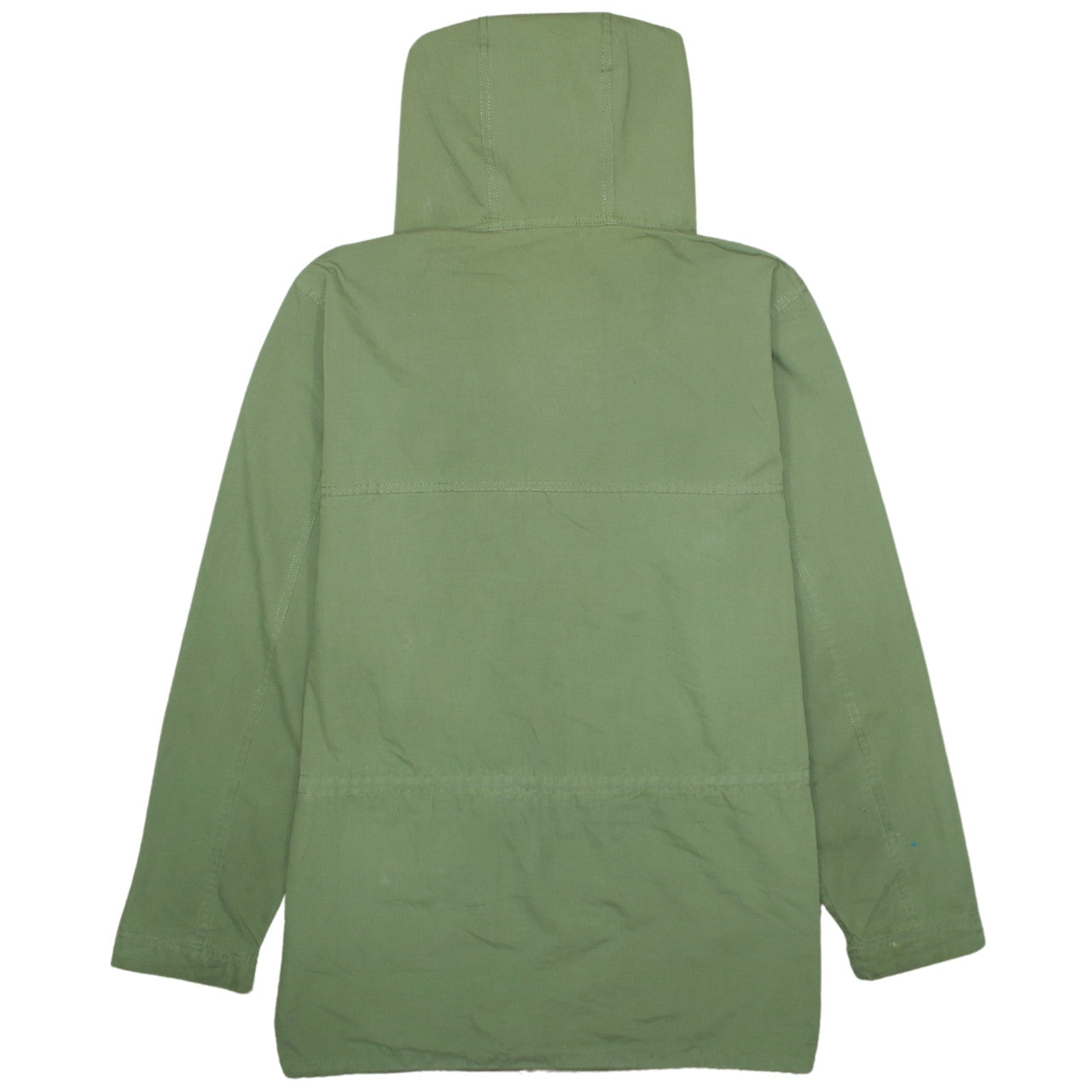 Carhartt Men’s Green Battle Parka Coat L Hooded Casual Outdoor Jacket
