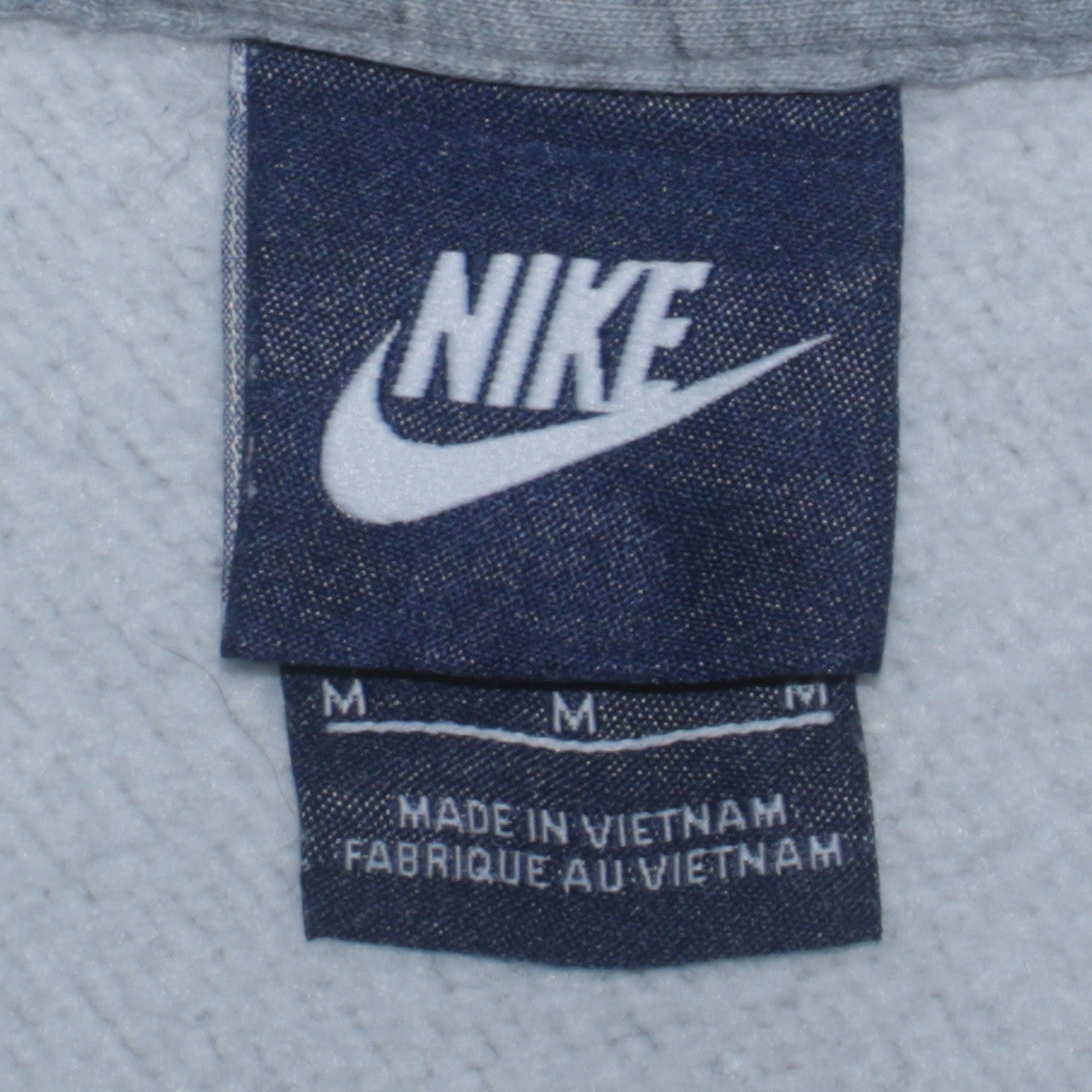 Nike Men's Grey Pullover Hoodie Fleece Sweatshirt M Regular Fit