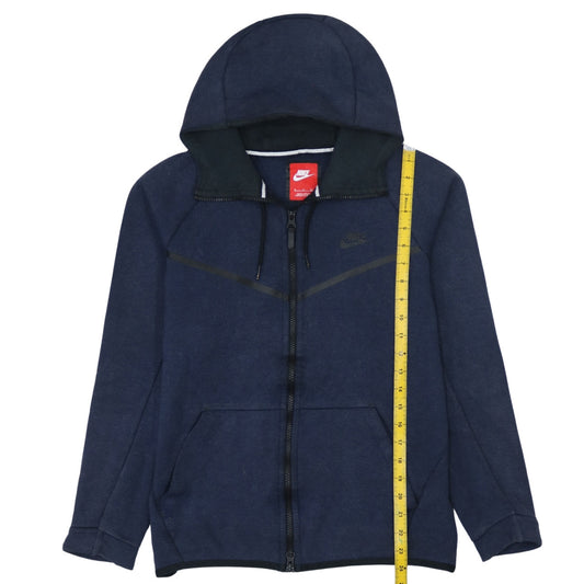 Nike Men’s Blue Full Zip Hoodie Small Regular Fit Fleece