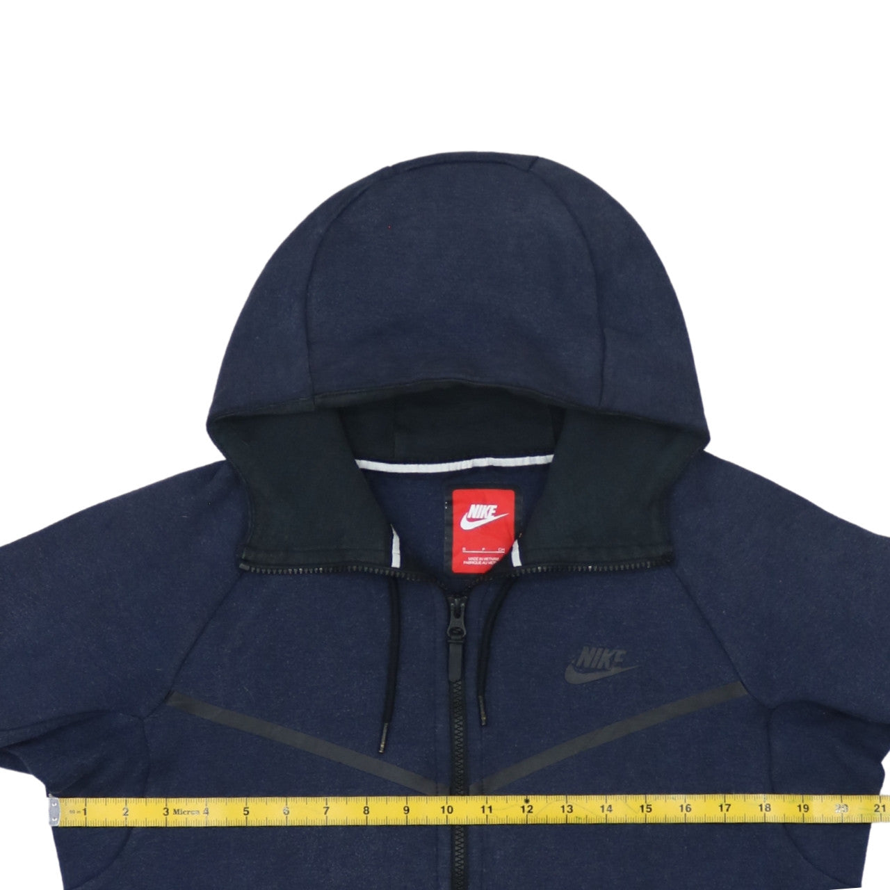 Nike Men’s Blue Full Zip Hoodie Small Regular Fit Fleece