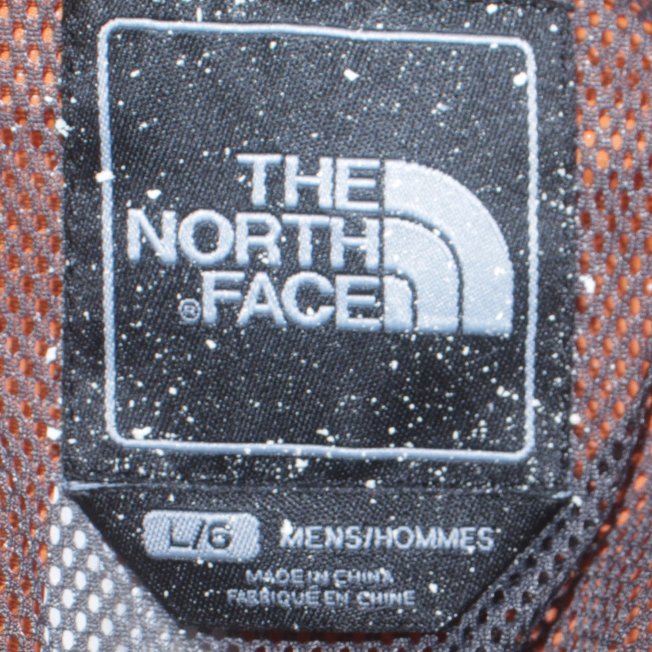 The North Face Men's Orange L Waterproof Hooded Rain Jacket Size L