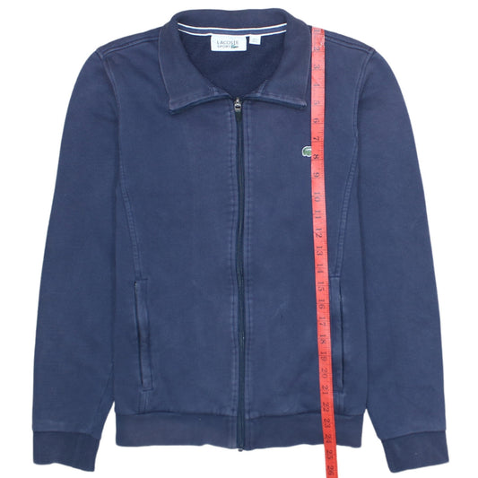 Lacoste Sport Men’s Blue Full Zip Collared Sweatshirt S Regular Fit