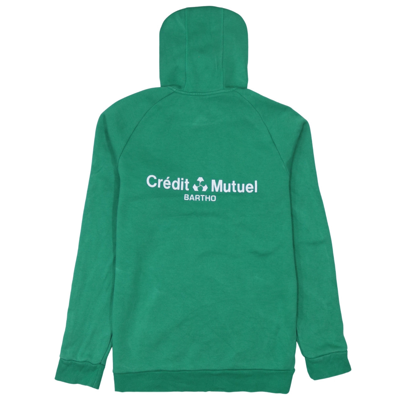 Adidas Men’s Green Pullover Hoodie L Sports Logo Fleece Football Rugby