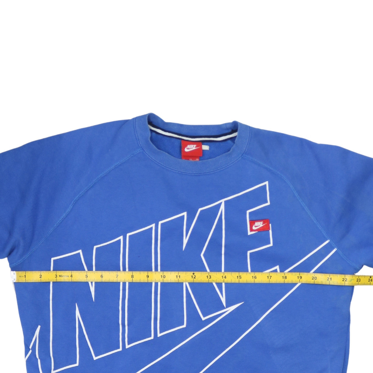 Nike Men's Blue XL Pullover Sweatshirt Graphic Logo Crew Neck