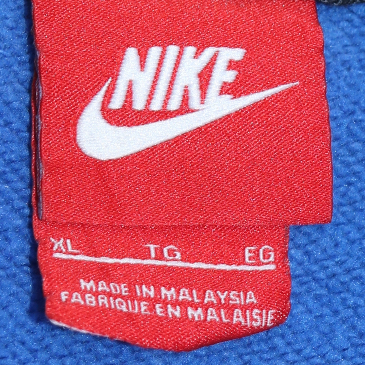 Nike Men's Blue XL Pullover Sweatshirt Graphic Logo Crew Neck