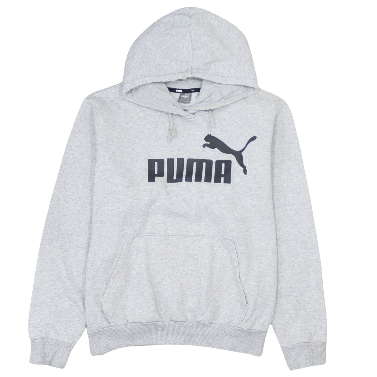 Puma Men’s Grey 2XL Pullover Hoodie Jumper Sports Logo