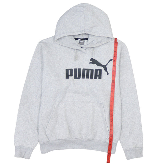 Puma Men’s Grey 2XL Pullover Hoodie Jumper Sports Logo