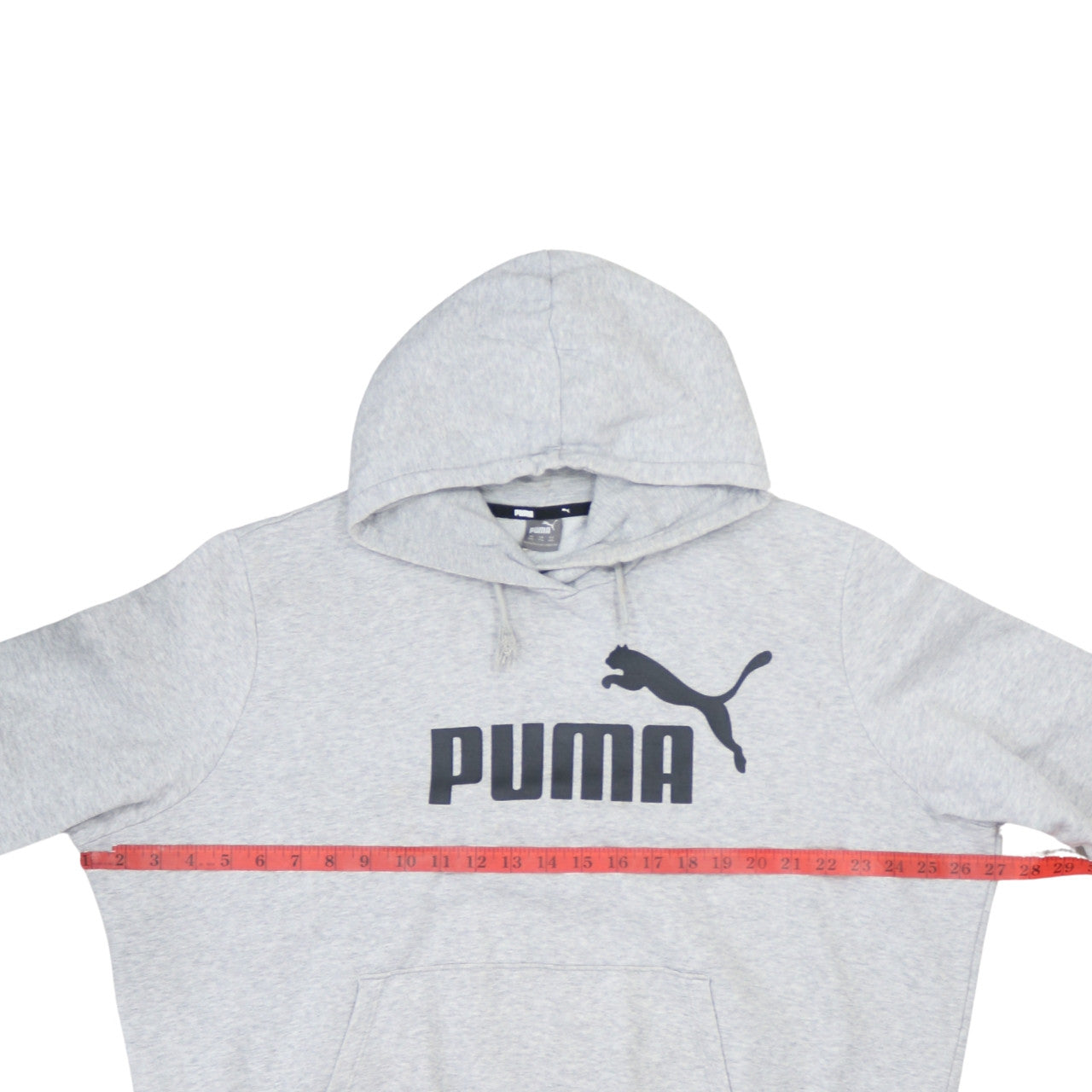 Puma Men’s Grey 2XL Pullover Hoodie Jumper Sports Logo