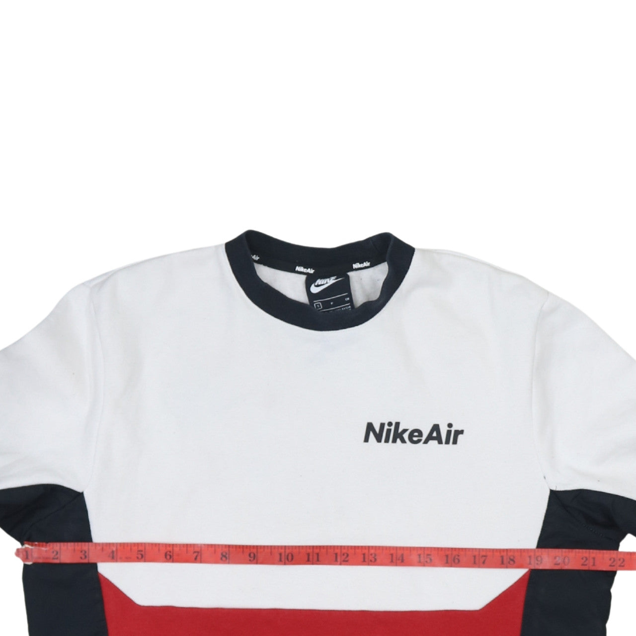 Nike Men’s Multicoloured Sweatshirt Small Regular Fit Crew Neck Logo