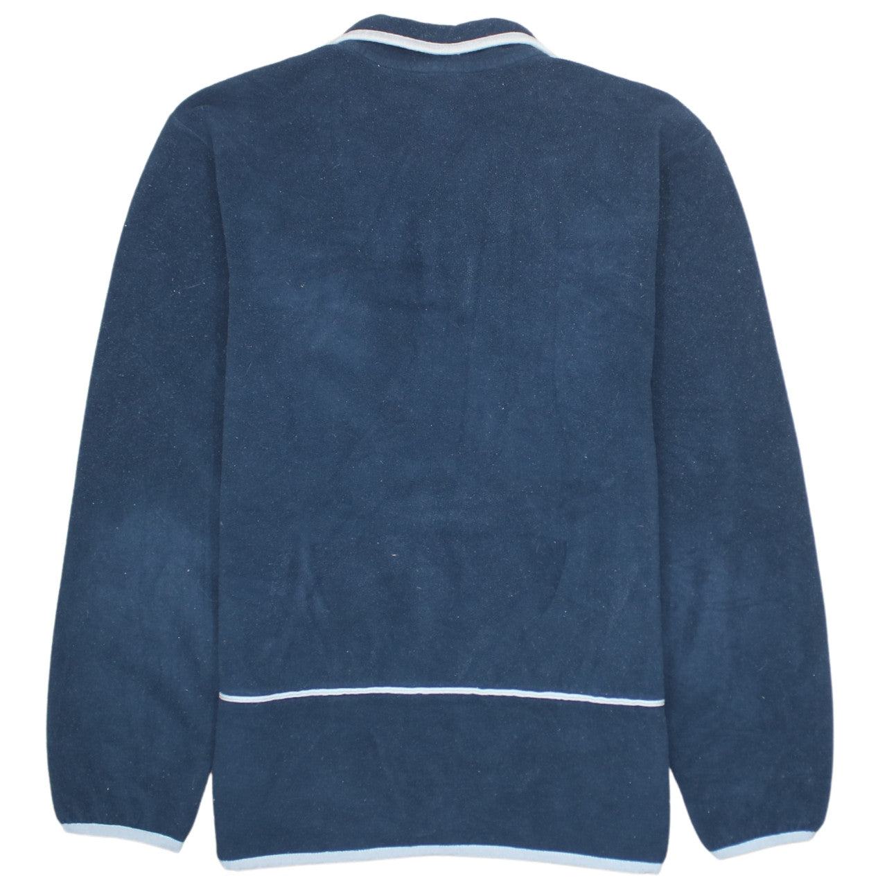 Nike Mens Blue Small Fleece 1/4 Zip Sweatshirt Pullover Logo