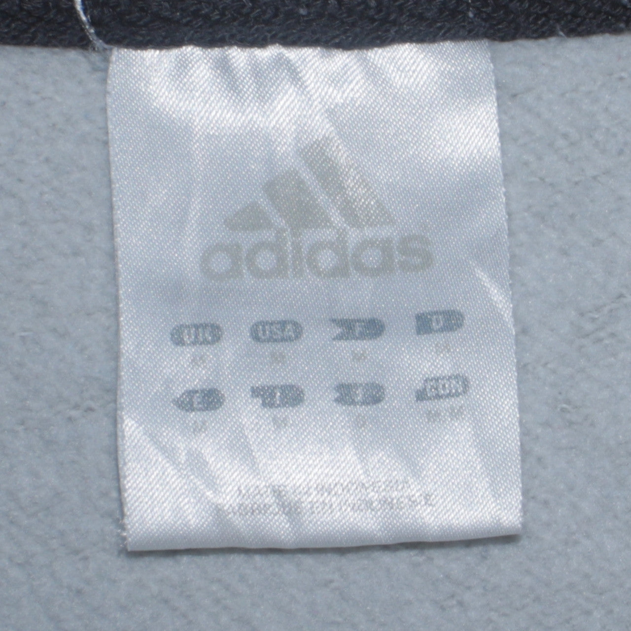 Adidas Men’s Grey Logo Pullover Sweatshirt Size L Long Sleeve