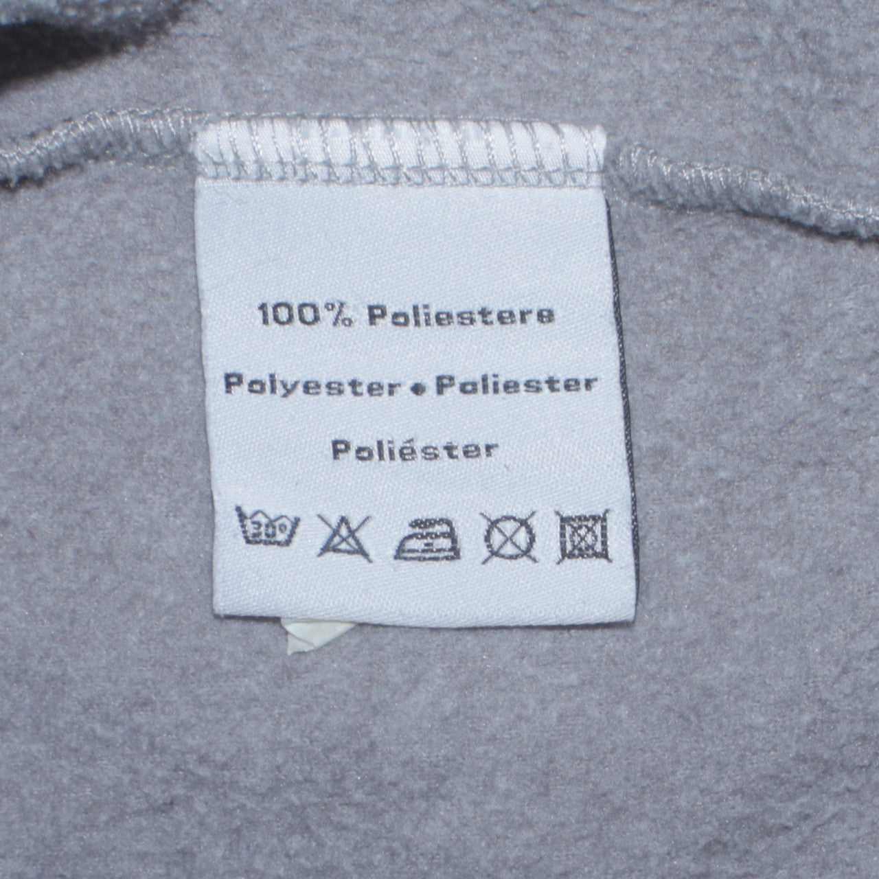 Kappa Mens Grey Small 1/4 Zip Fleece Sweatshirt Pullover