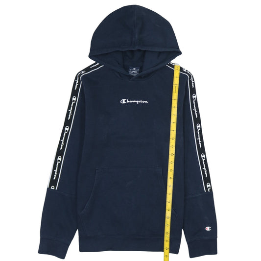 Champion Boys Blue Pullover Hoodie 13-14Y Logo Hooded Sweatshirt