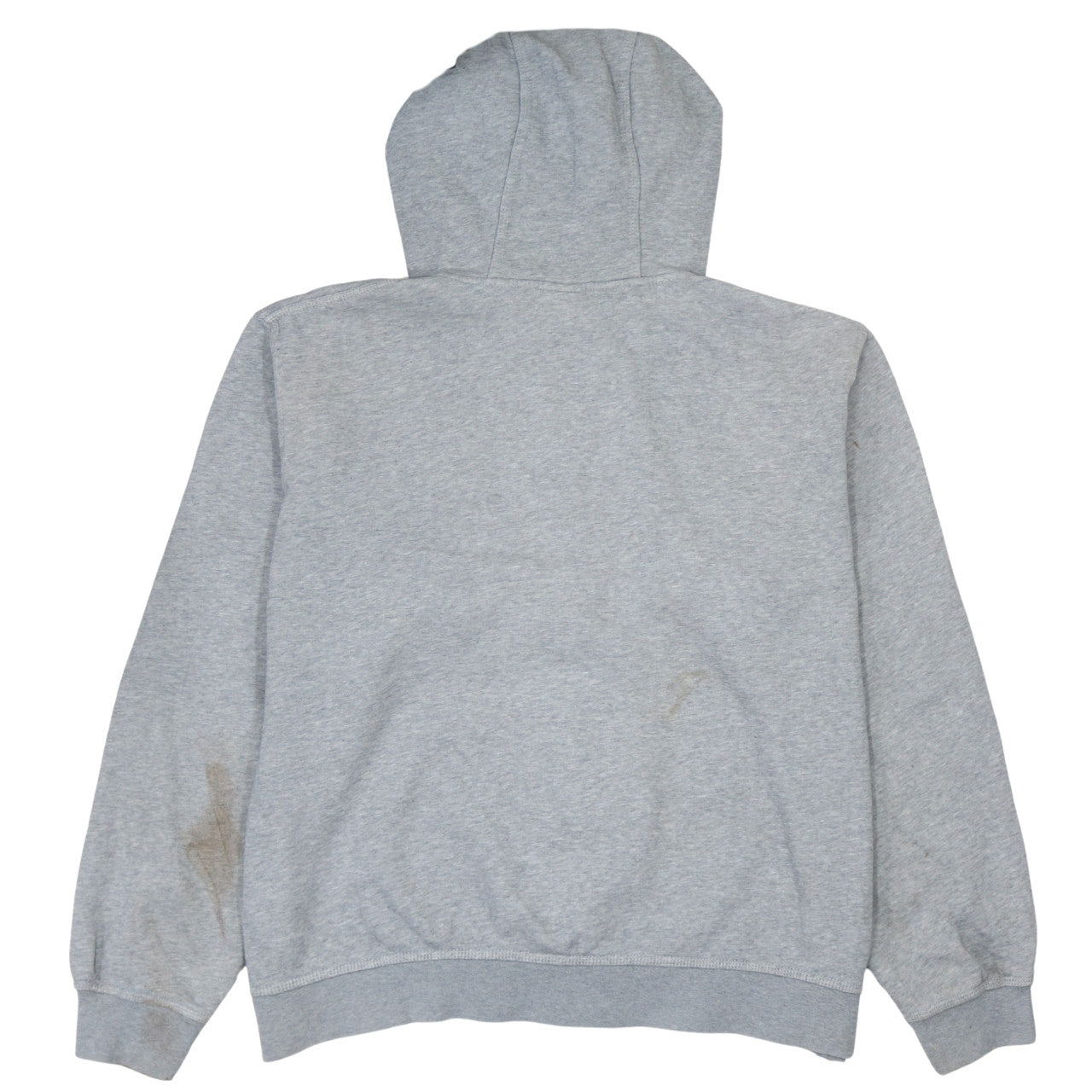 Nike Men’s Grey 2XL Full Zip Hoodie Long Sleeve Cotton Blend