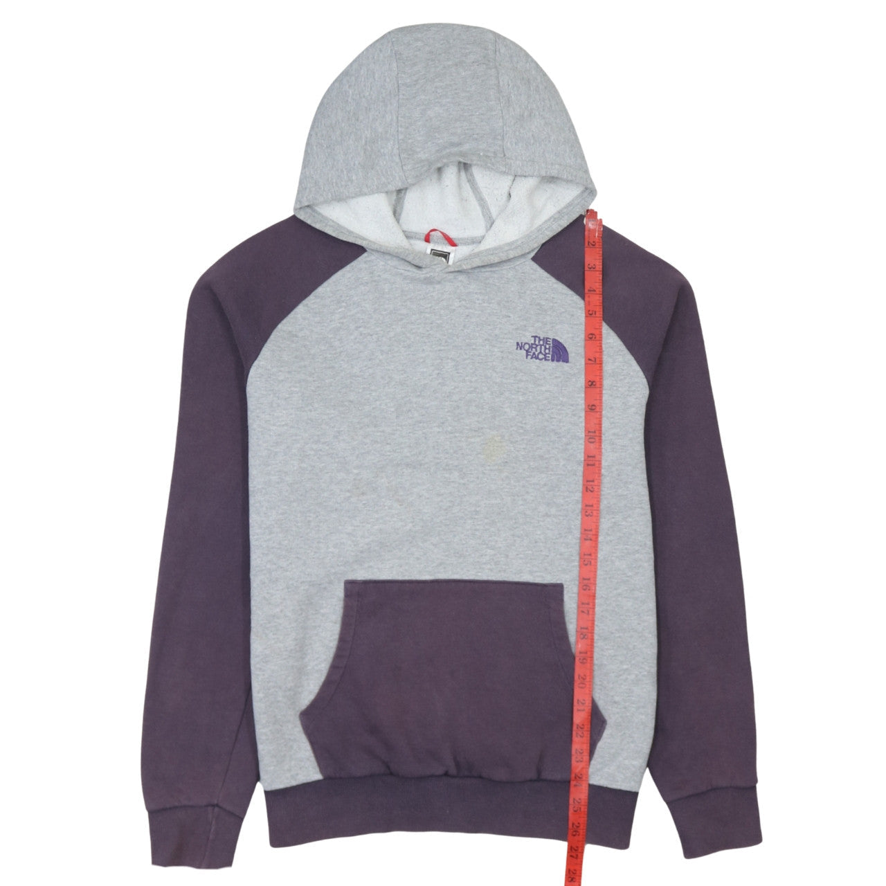 The North Face Mens Grey Purple Pullover Hoodie M Regular Fit