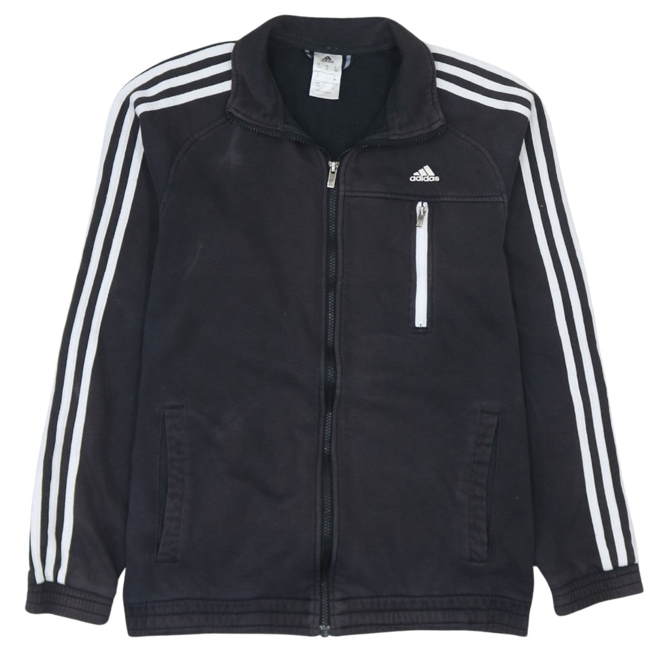 Adidas Men's Black M Track Jacket Full Zip Sportswear