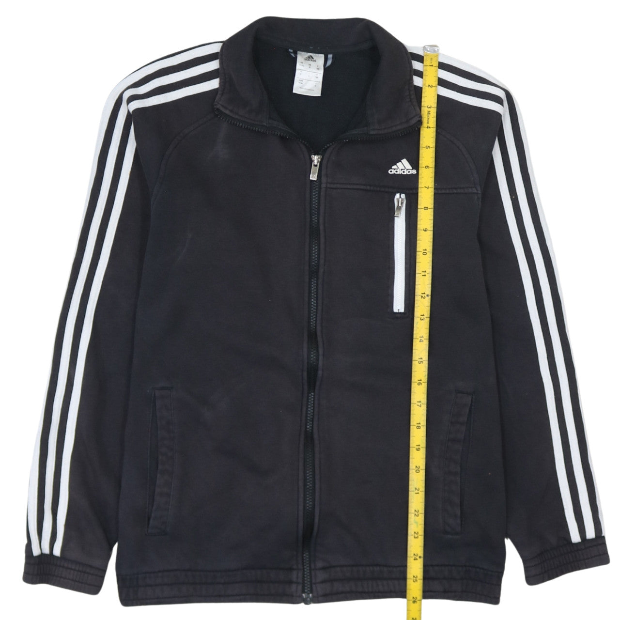 Adidas Men's Black M Track Jacket Full Zip Sportswear