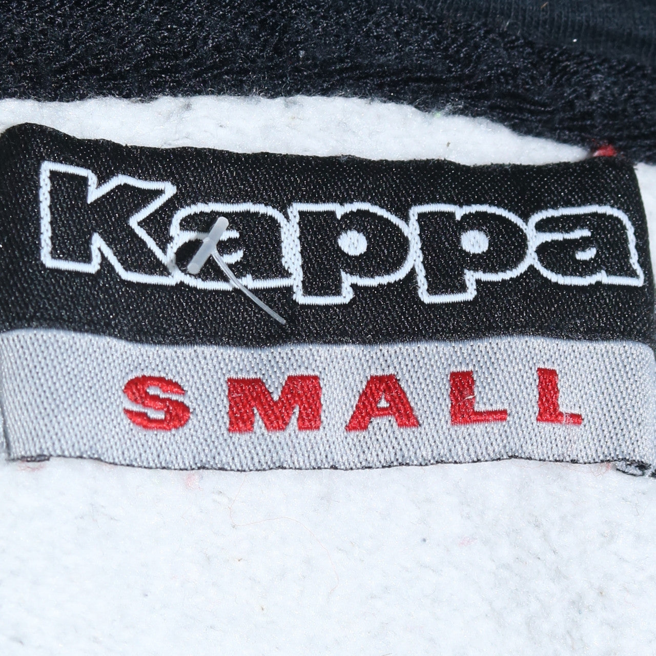 Kappa Mens Grey Small Pullover Hoodie Logo Graphic Hooded Sweatshirt