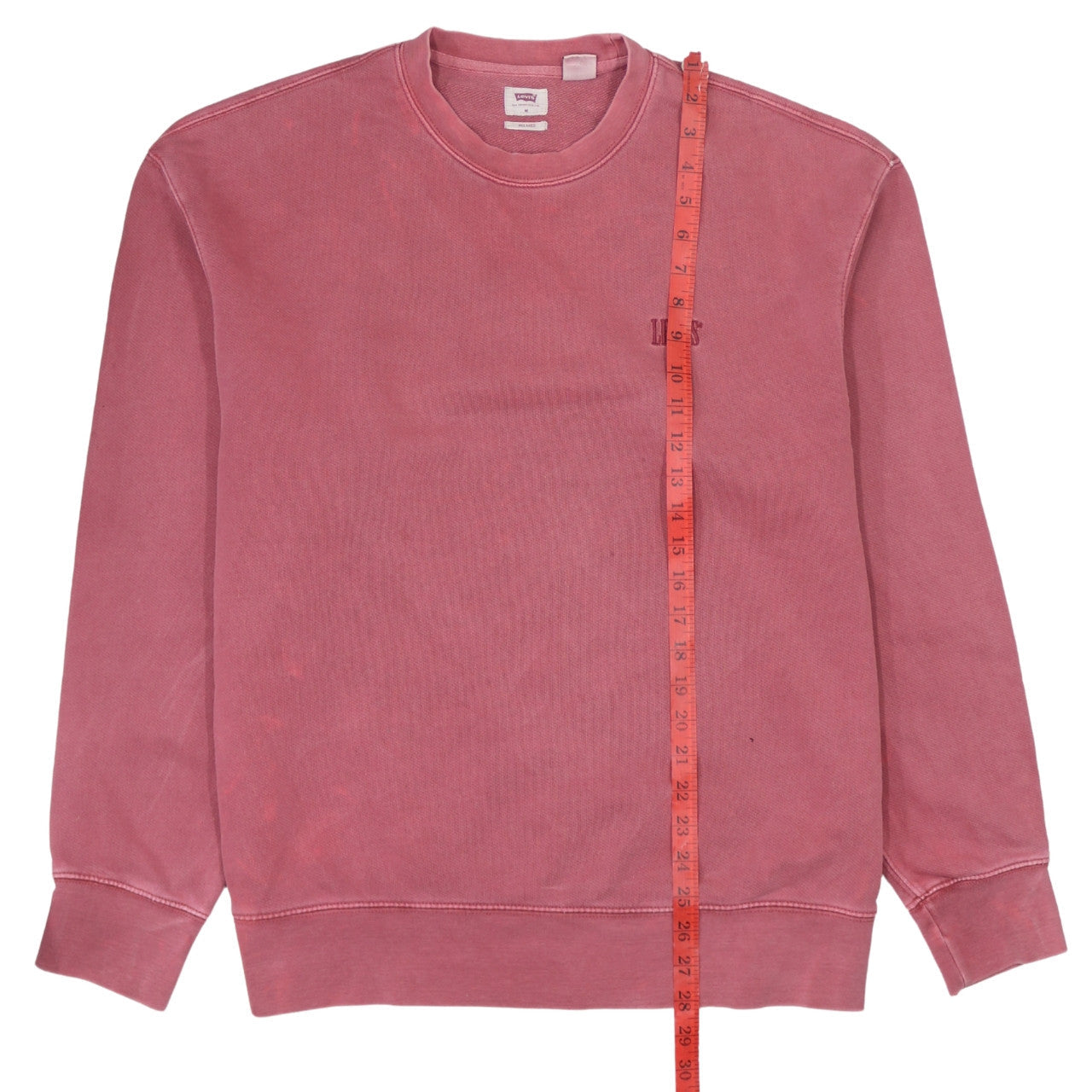 Levi's Men's Pink Sweatshirt M Relaxed Fit Crew Neck