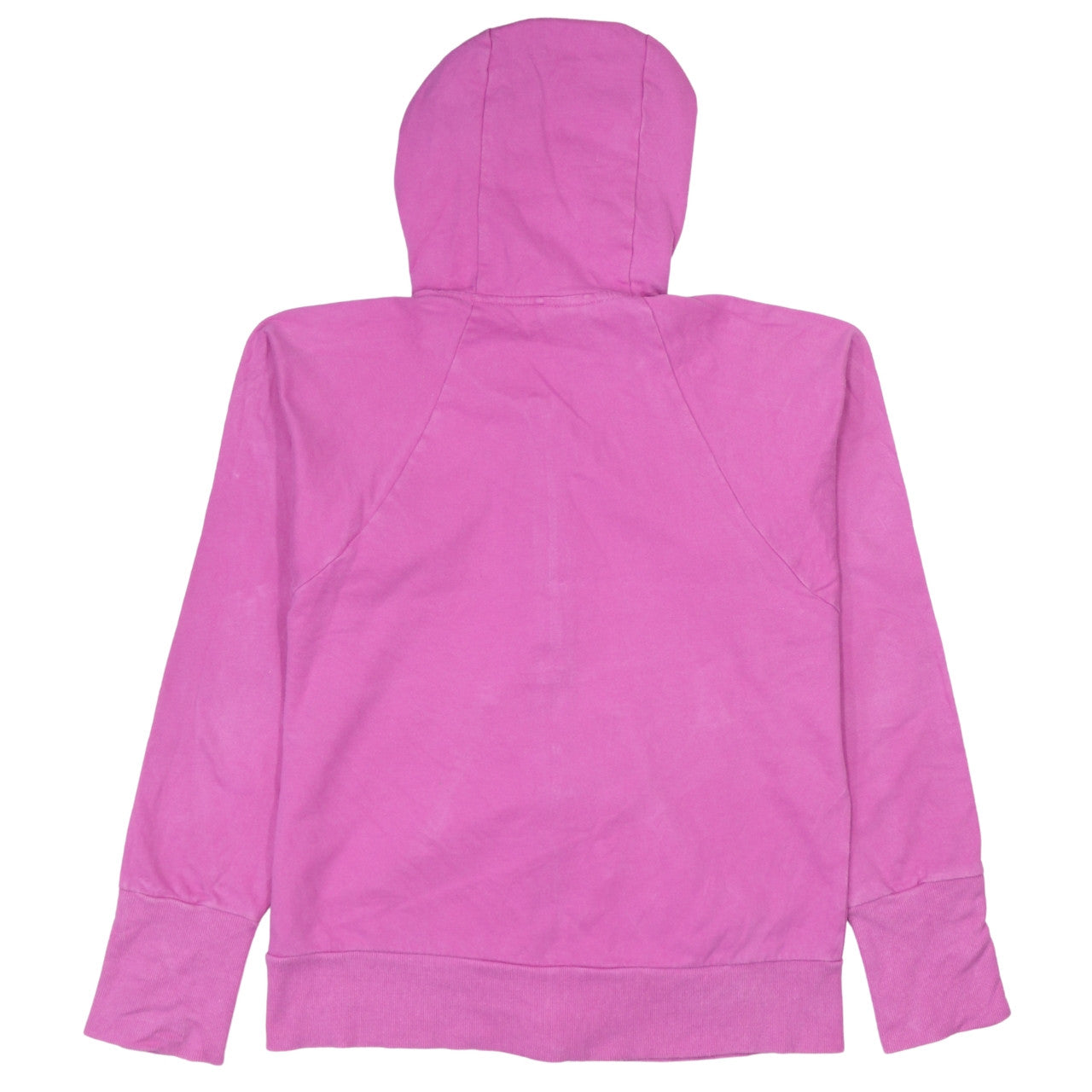 Adidas Womens Pink Full Zip Hoodie Size 14 UK Hooded Sweatshirt
