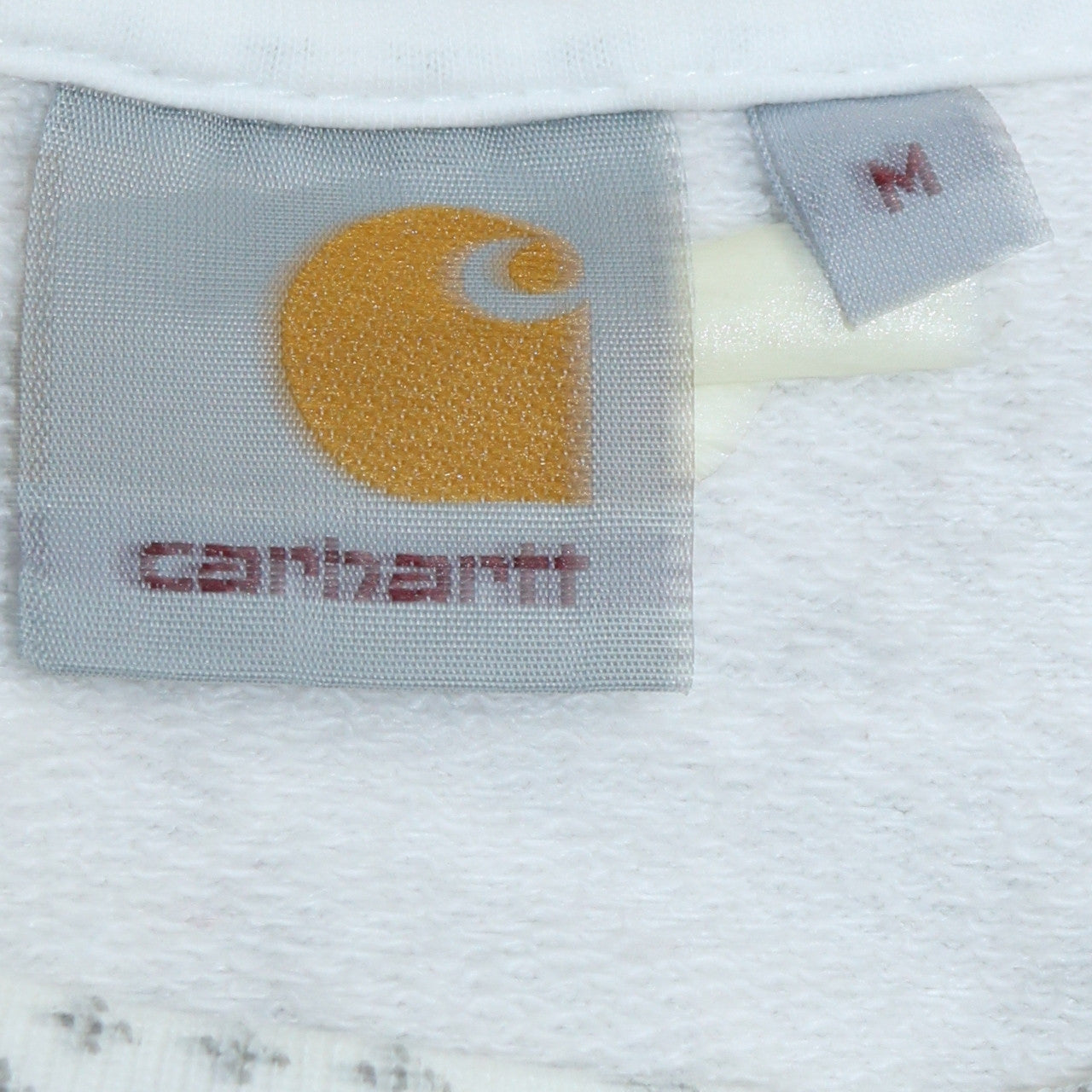 Carhartt Men's White Aztec Sweatshirt M Pullover Cotton Crew Neck