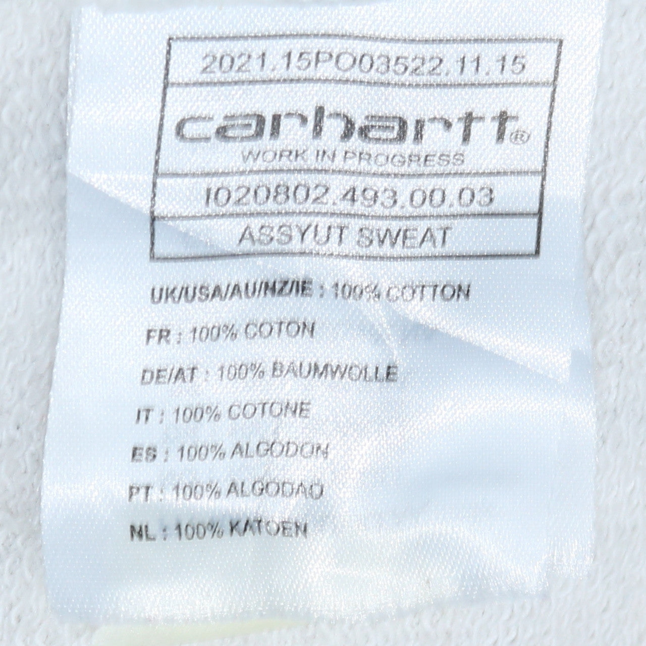 Carhartt Men's White Aztec Sweatshirt M Pullover Cotton Crew Neck