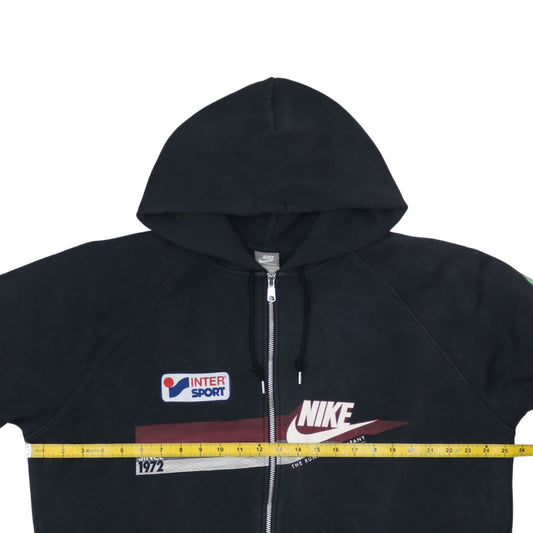 Nike Mens Black 2XL Full Zip Sports Hoodie Sweatshirt