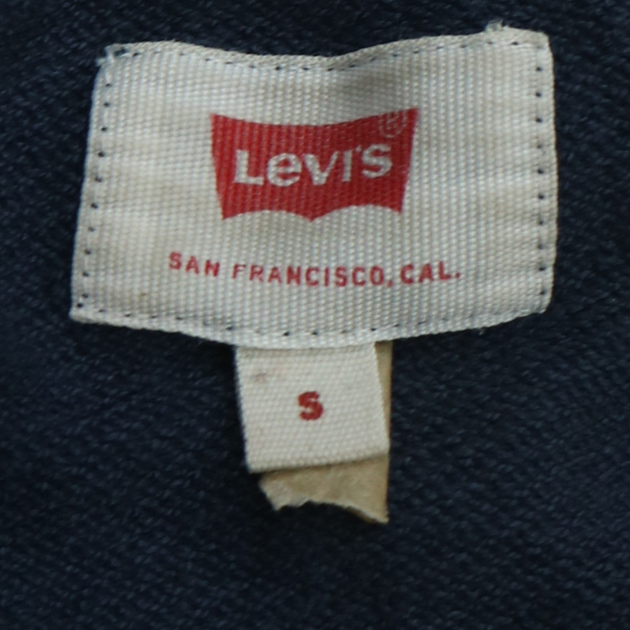 Levi's Men's Colour Block Logo Sweatshirt Blue Green White Size S