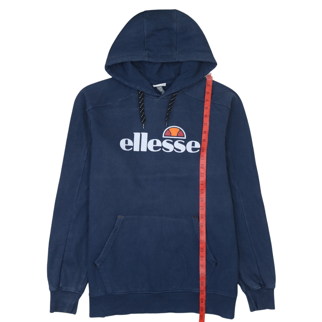 Ellesse Men’s Blue XL Pullover Hoodie Retro Sports Logo Sweatshirt