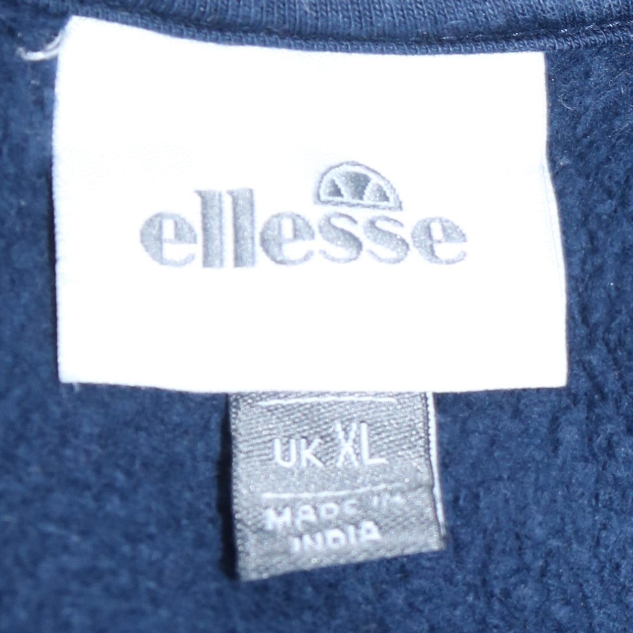 Ellesse Men’s Blue XL Pullover Hoodie Retro Sports Logo Sweatshirt