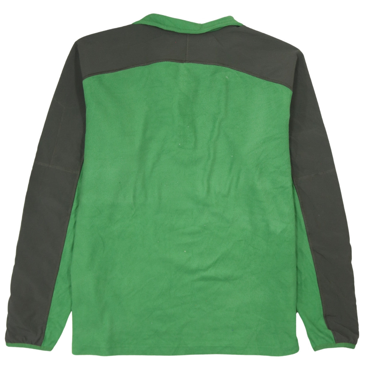 The North Face Mens Green Fleece Pullover Sweatshirt L 1/4 Zip Outdoor