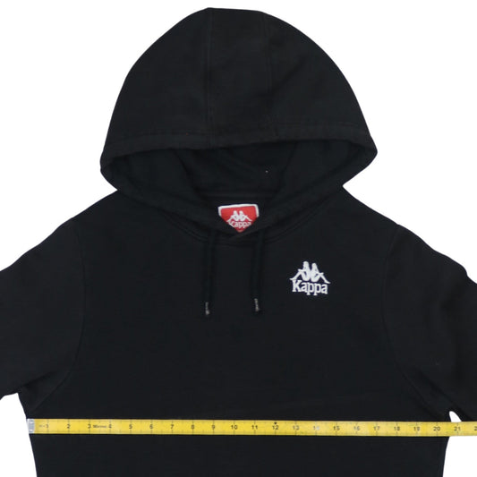 Kappa Men’s Black Medium Pullover Hoodie Logo Sportswear
