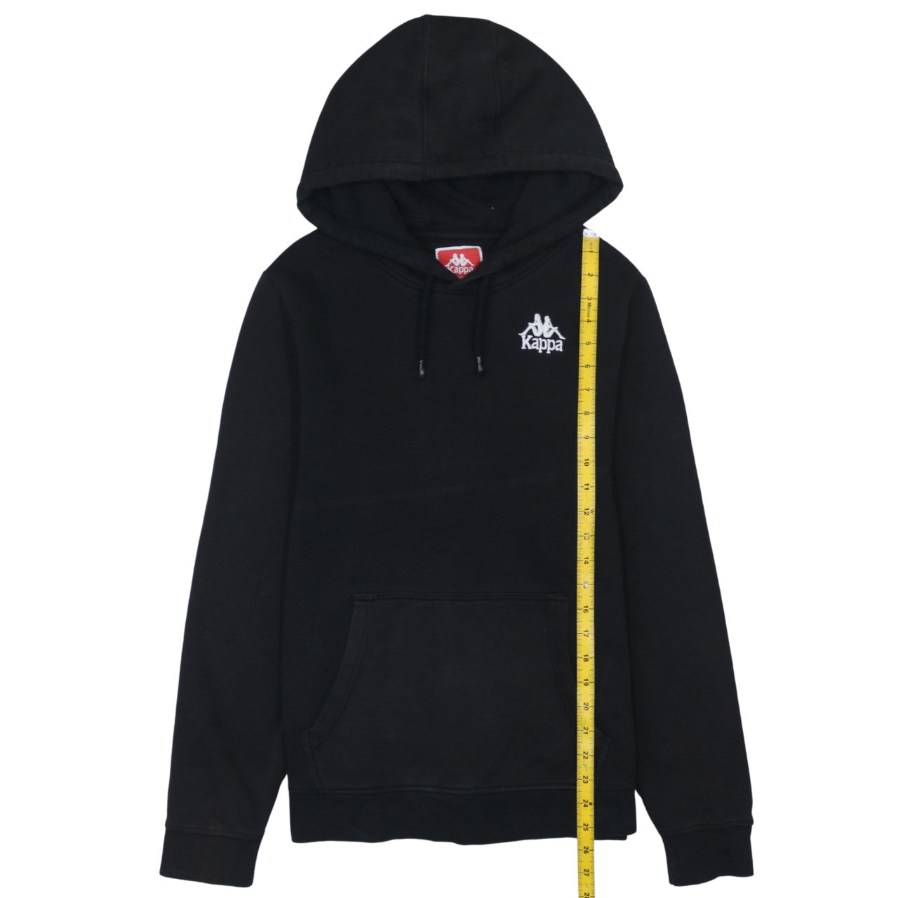 Kappa Men’s Black Medium Pullover Hoodie Logo Sportswear