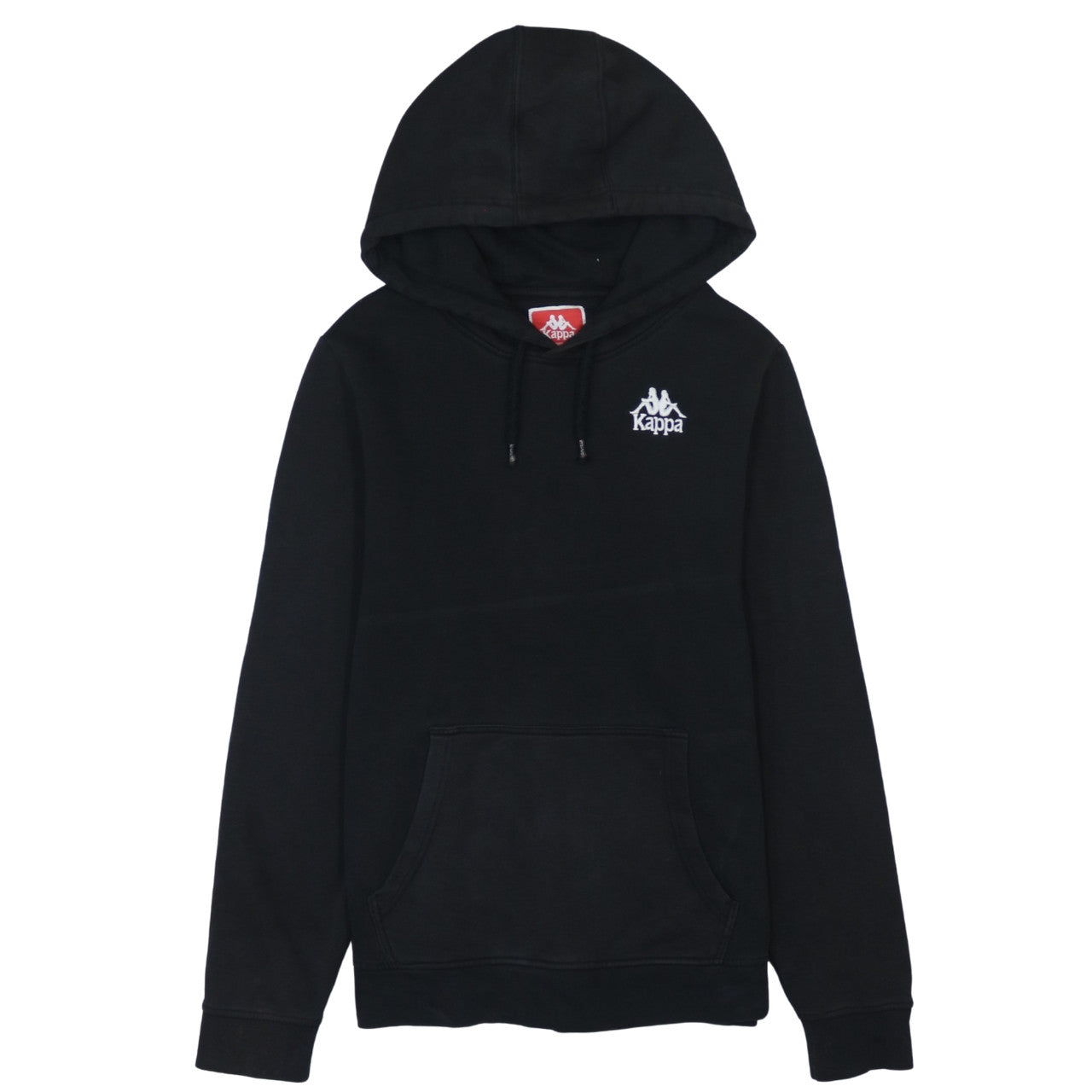 Kappa Men’s Black Medium Pullover Hoodie Logo Sportswear