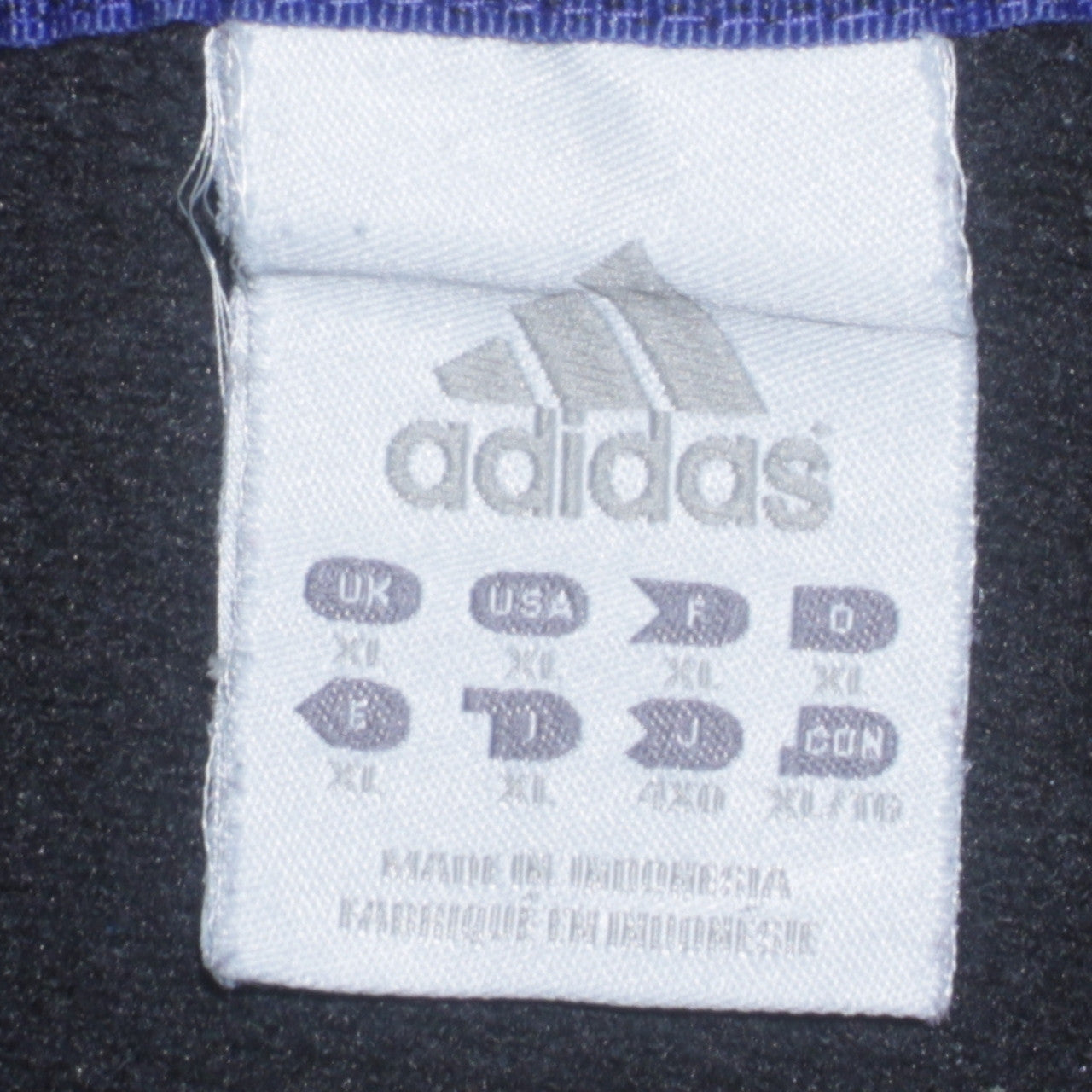 Adidas Mens Black XL Sweatshirt Pullover Crew Neck Logo Sportswear