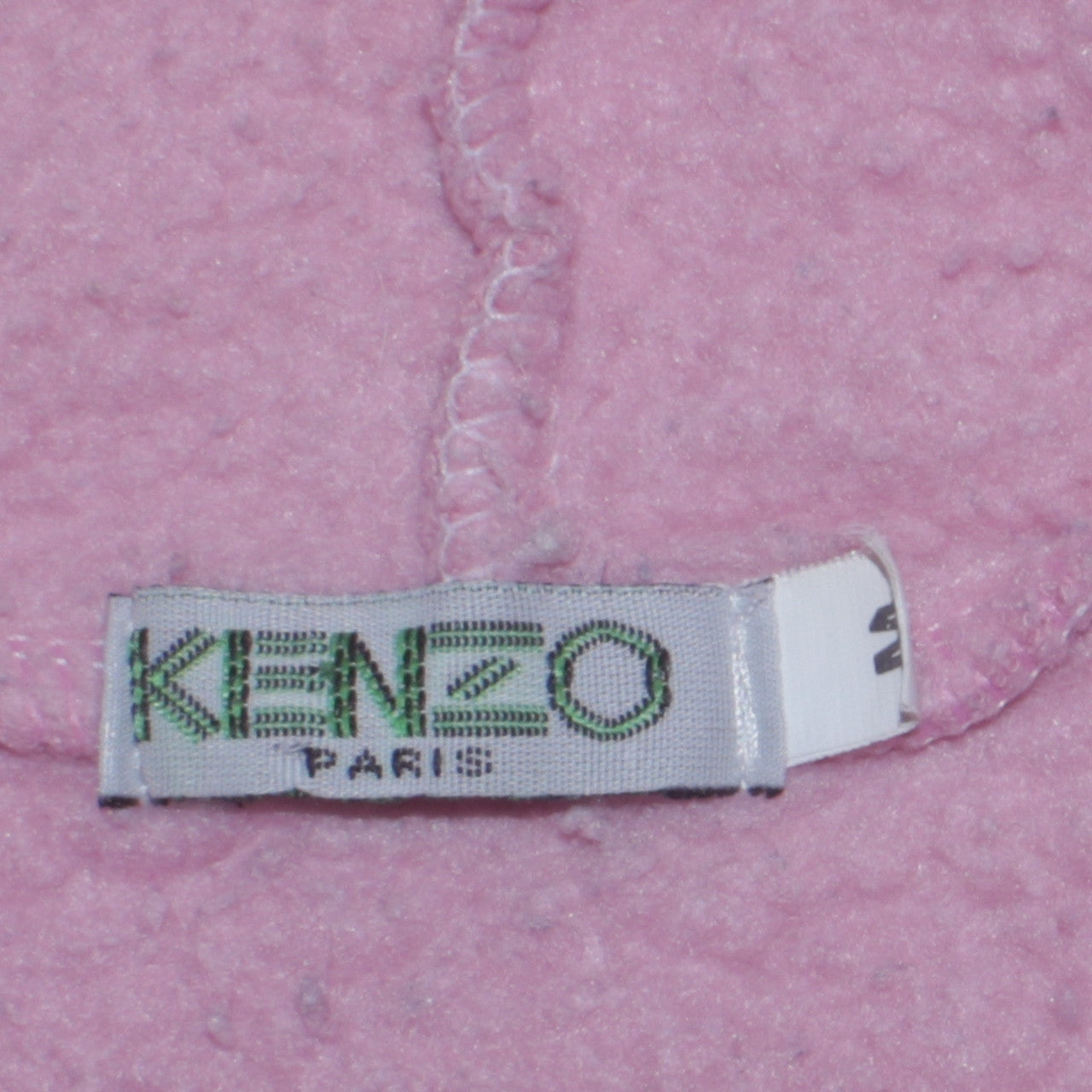 Kenzo Paris Womens Pink Tiger Graphic Hoodie Sweatshirt Size M