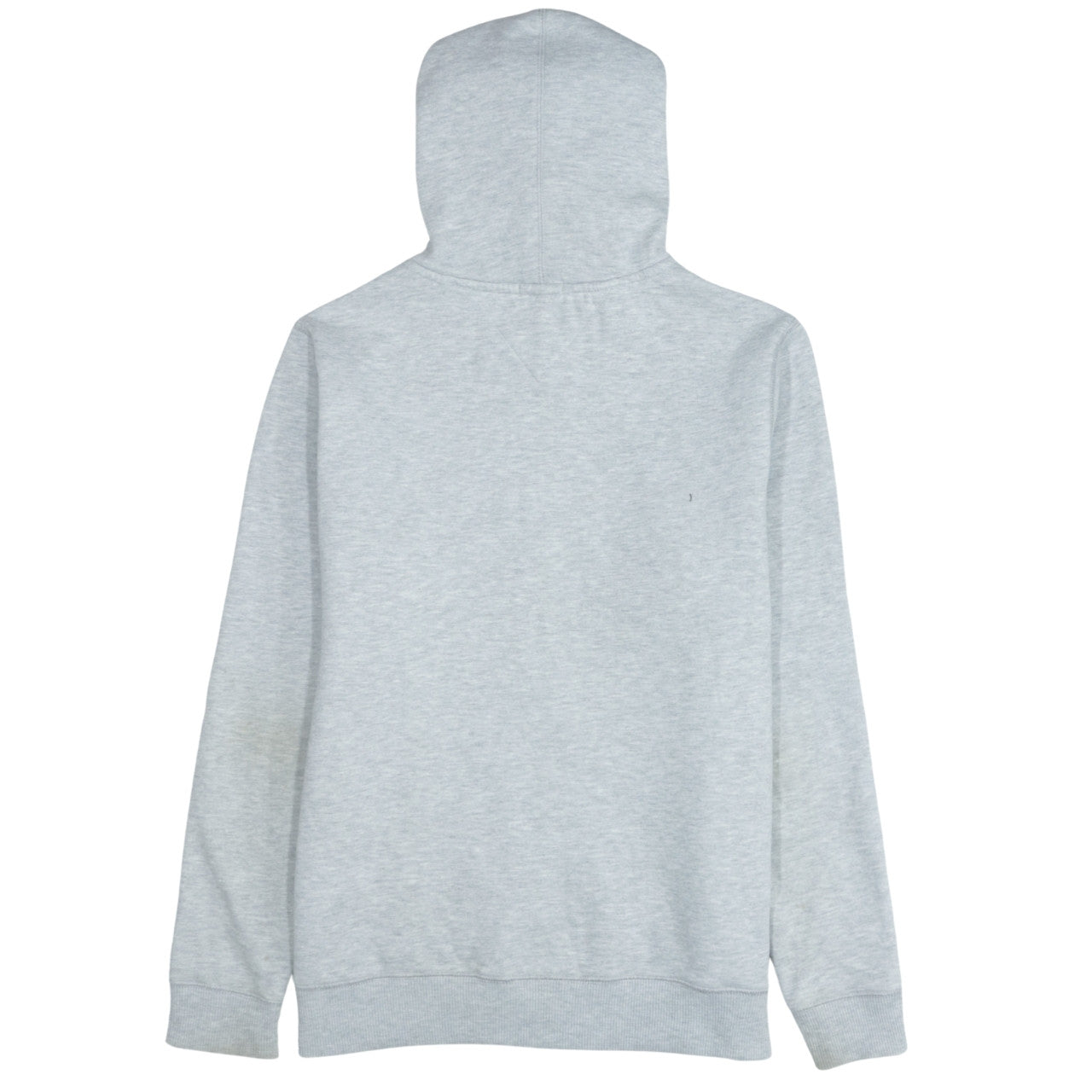 Tommy Jeans Mens Grey Full Zip Hoodie Size L Logo Casual Cotton Blend