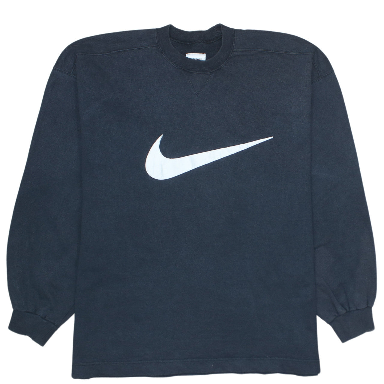 Nike Mens Black XL Pullover Sweatshirt Crew Neck Logo Graphic