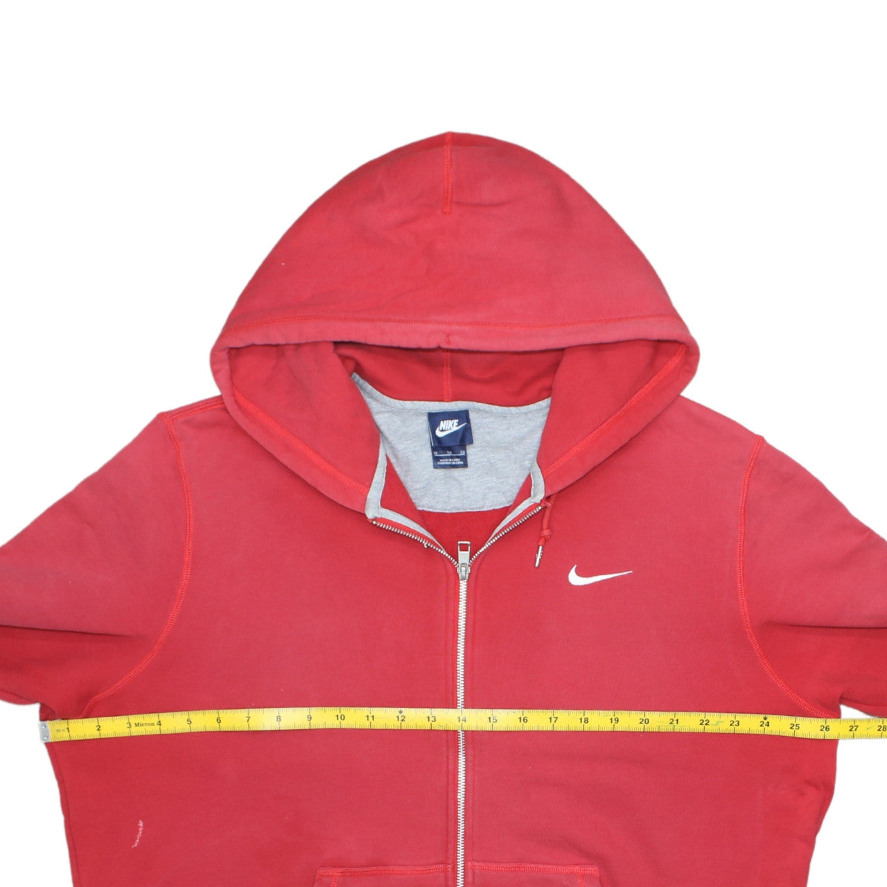 Nike Mens Red XL Full Zip Hoodie Sweatshirt Hooded Jacket