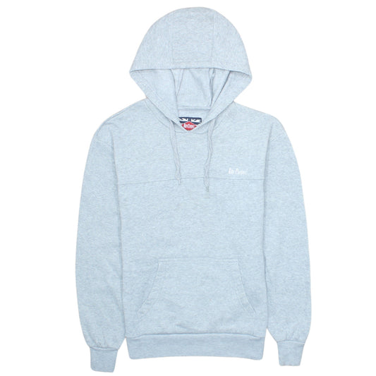 Lee Cooper Mens Grey Pullover Hoodie Small Regular Fit