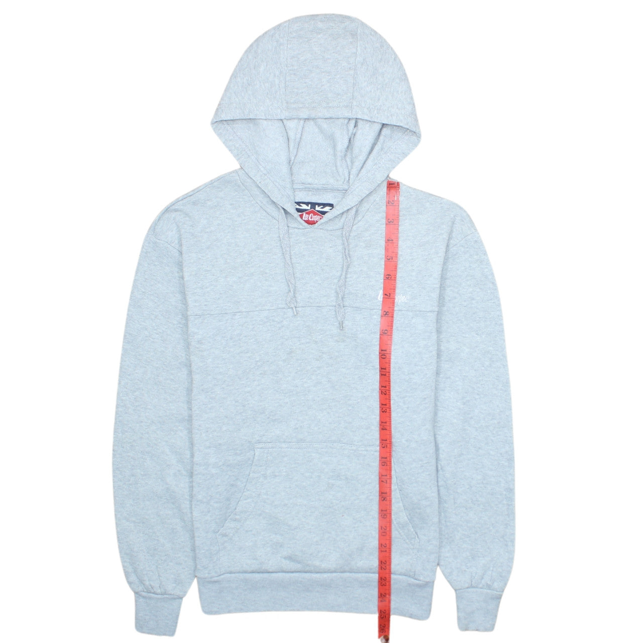 Lee Cooper Mens Grey Pullover Hoodie Small Regular Fit