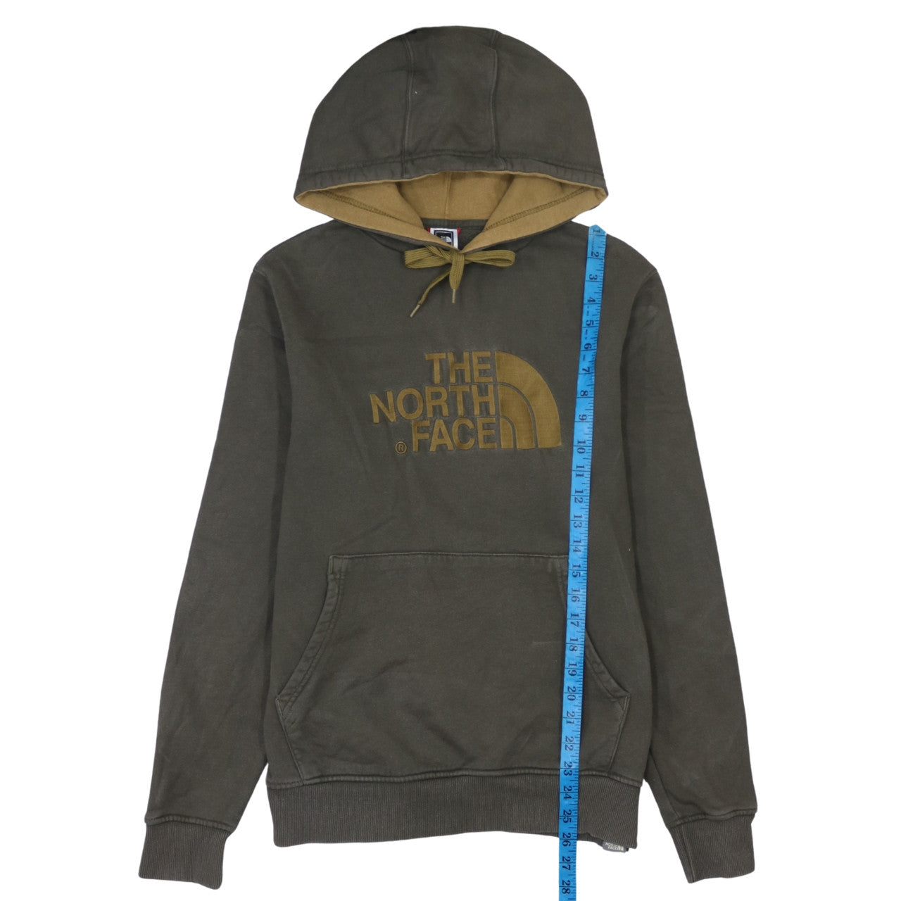 The North Face Men's Green Pullover Hoodie Small Logo Outdoor