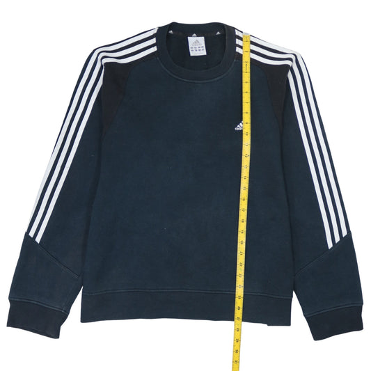 Adidas Mens Black M Pullover Sweatshirt Crew Neck Long Sleeve Sportswear