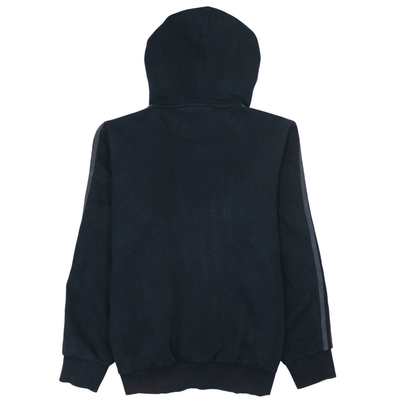 Adidas Men’s Black Full Zip Hoodie Small Logo Sports Jacket