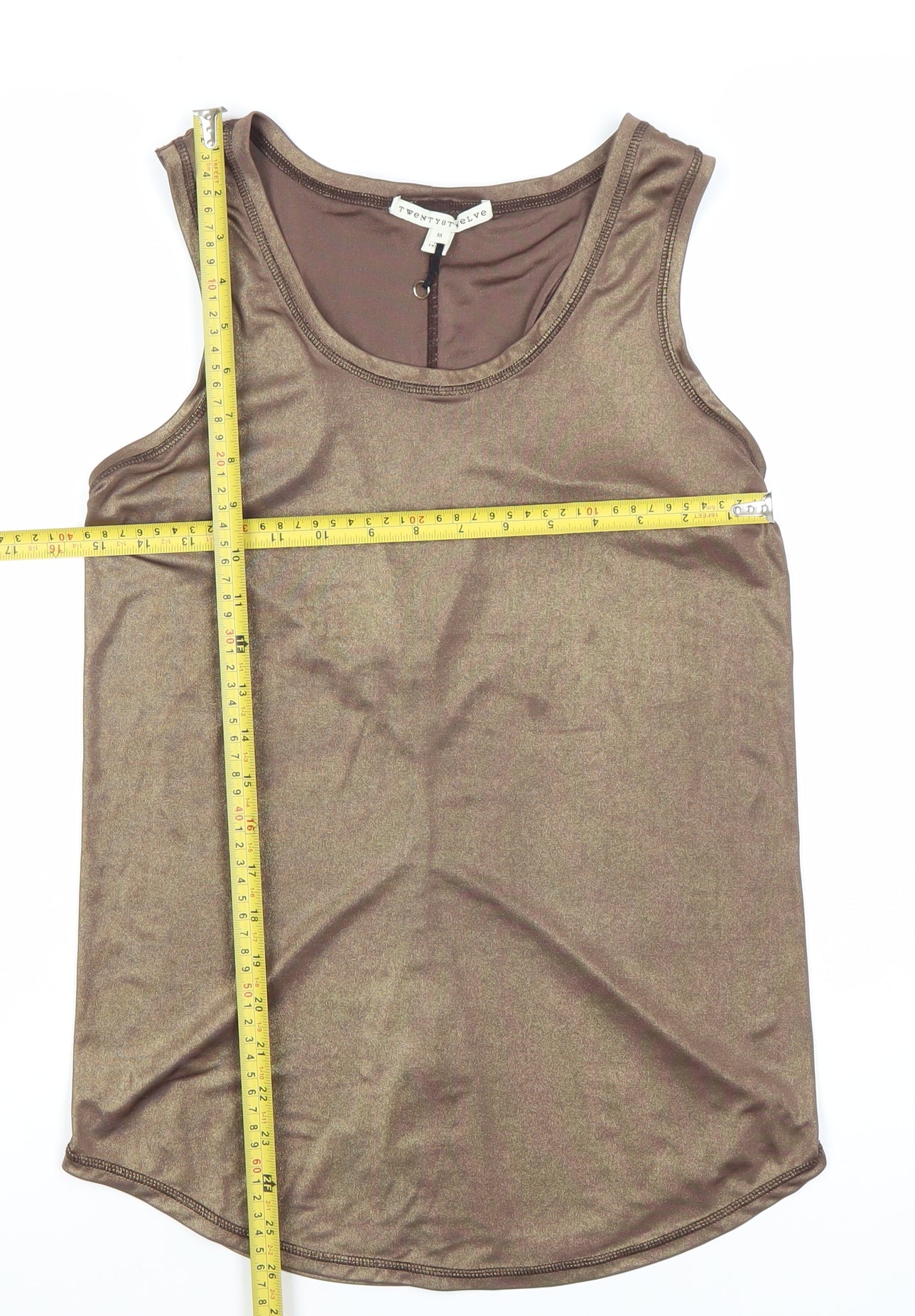 Twenty8Twelve Women’s Brown Scoop Neck Sleeveless Tank Top Size M